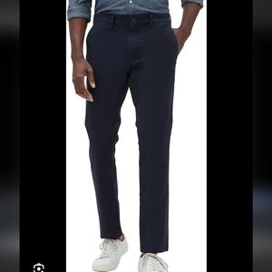 GAP Navy Straight Khaki Pants